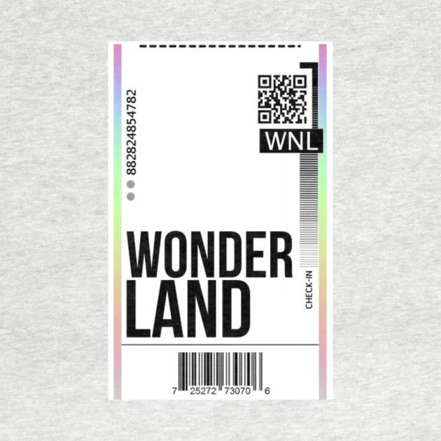 Wonderland ticket by Qwerty